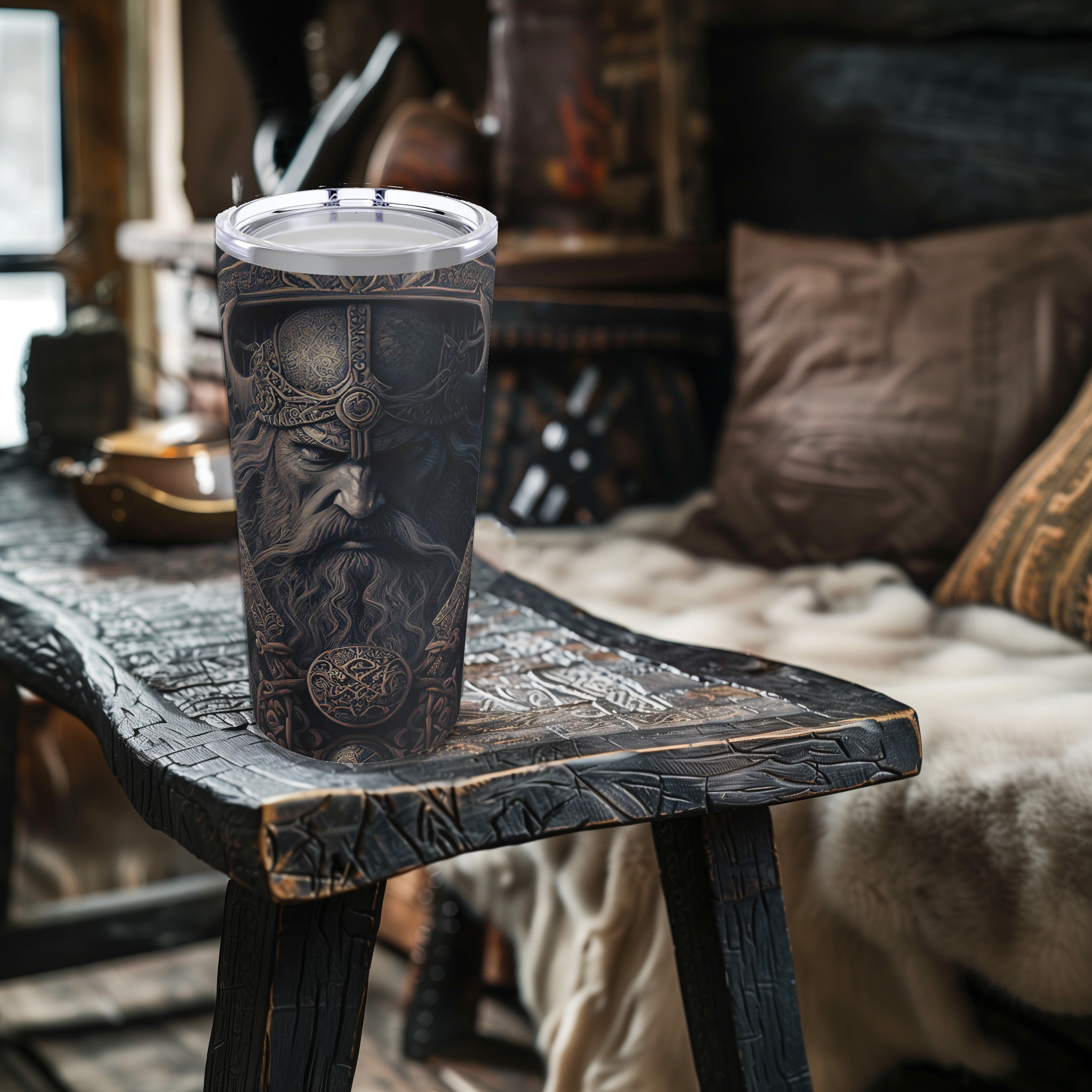 Viking Art Stainless Steel Travel Tumbler, 20oz