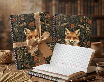 Carnet de notes William Morris Fox : journal d'inspiration médiévale