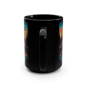 Native American Coffee Mug, 15oz, Indian Coffee Mug, Teepee Coffee Mug, Black Coffee Cup, Aesthetic Tea Cup, Custom Coffee Mug image 3