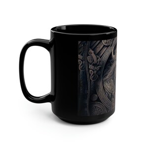 Viking Coffee Mug, 15oz, Black Coffee Cup, Nordic Tea Cup, Norse Viking Mug, Custom Coffee Mug, Viking Gift for Him image 5