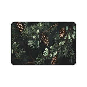 Computer Desk Mat, Western Botanical Mousepad, Green Mouse Pad, Nature Desk Pad, Gaming Mousepad XL, Aesthetic Desk Decor, Cute Office image 6