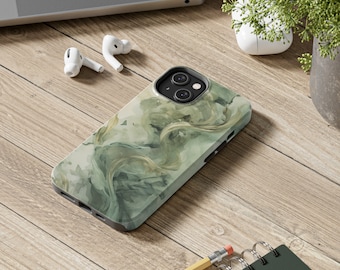 Cute Sage Green iPhone Case, iPhone 7 Case, iPhone 8 Cover, iPhone X, iPhone 11, iPhone 12, iPhone 13 Pro Max Mini Plus, Iphone 14 Pro Max