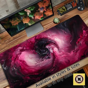 Crimson Maelstrom - Tappetino da gioco TCG per giochi da tavolo - Tappetino da scrivania oversize - Tappetino per mouse gigante XL - Tappetino da scrivania Lofi - Tappetino da scrivania per giocatori