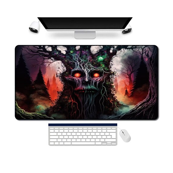 Tappetino Per Mouse Grande XL – 50x29 Cm, Con Motivo Galassia, Bordi Cuciti E Base Antiscivolo, Per Gioco E Ufficio