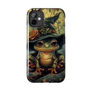 Witchy Frog iPhone Tough Case, Frog iPhone Case, iPhone 15 Pro Max and most other models featuring Polycarbonate Shell and Rubber Liner image 5