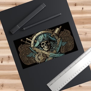 Pirate Bumper Sticker, Pirate Skull Bumper Sticker, Pirate Sticker, Pirate Car Decor, Durable Vinyl Sticker, Outdoor Sticker