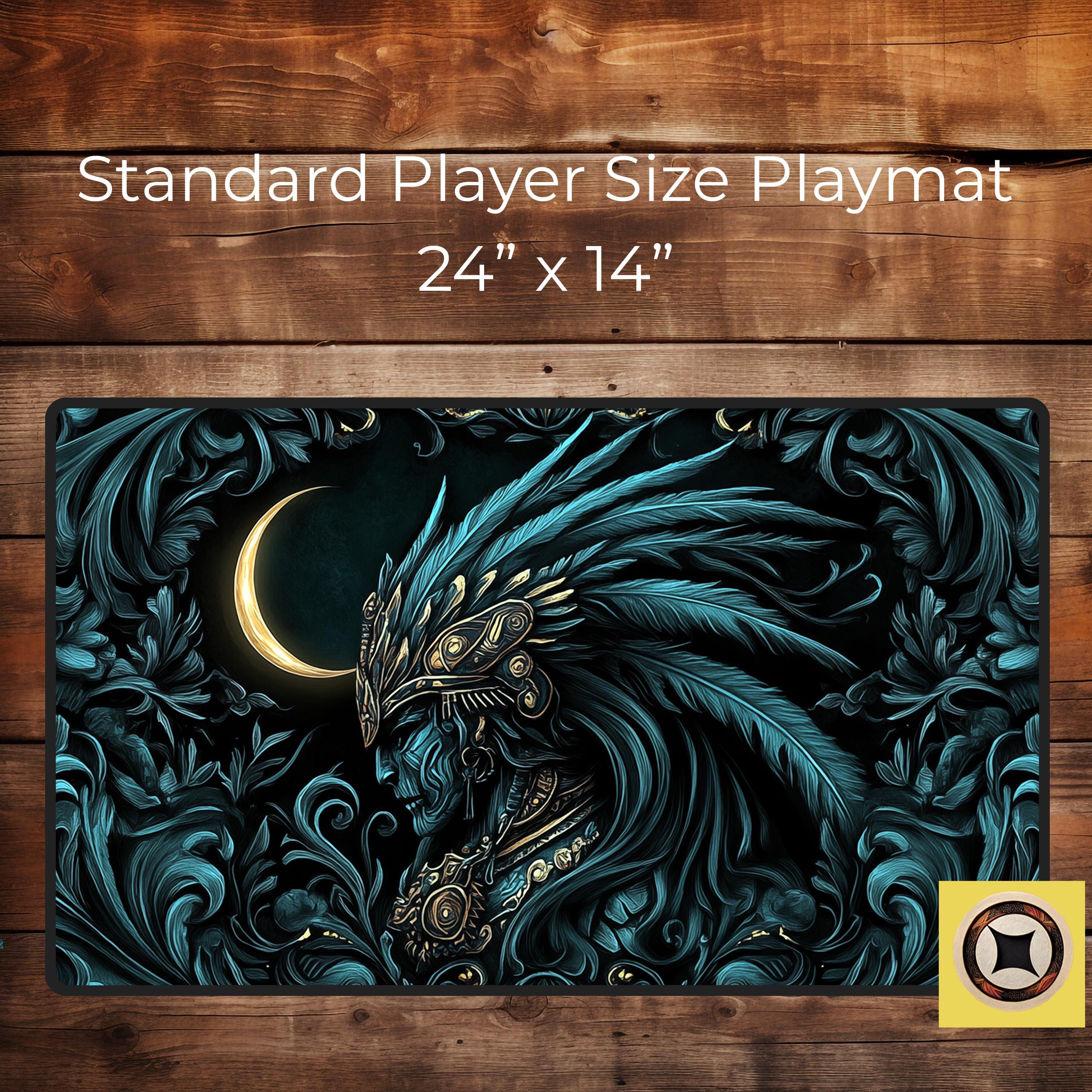 Fantasy Aztec Warrior Gaming Desk Mat Mousepad - Gift for Boyfriend or ...