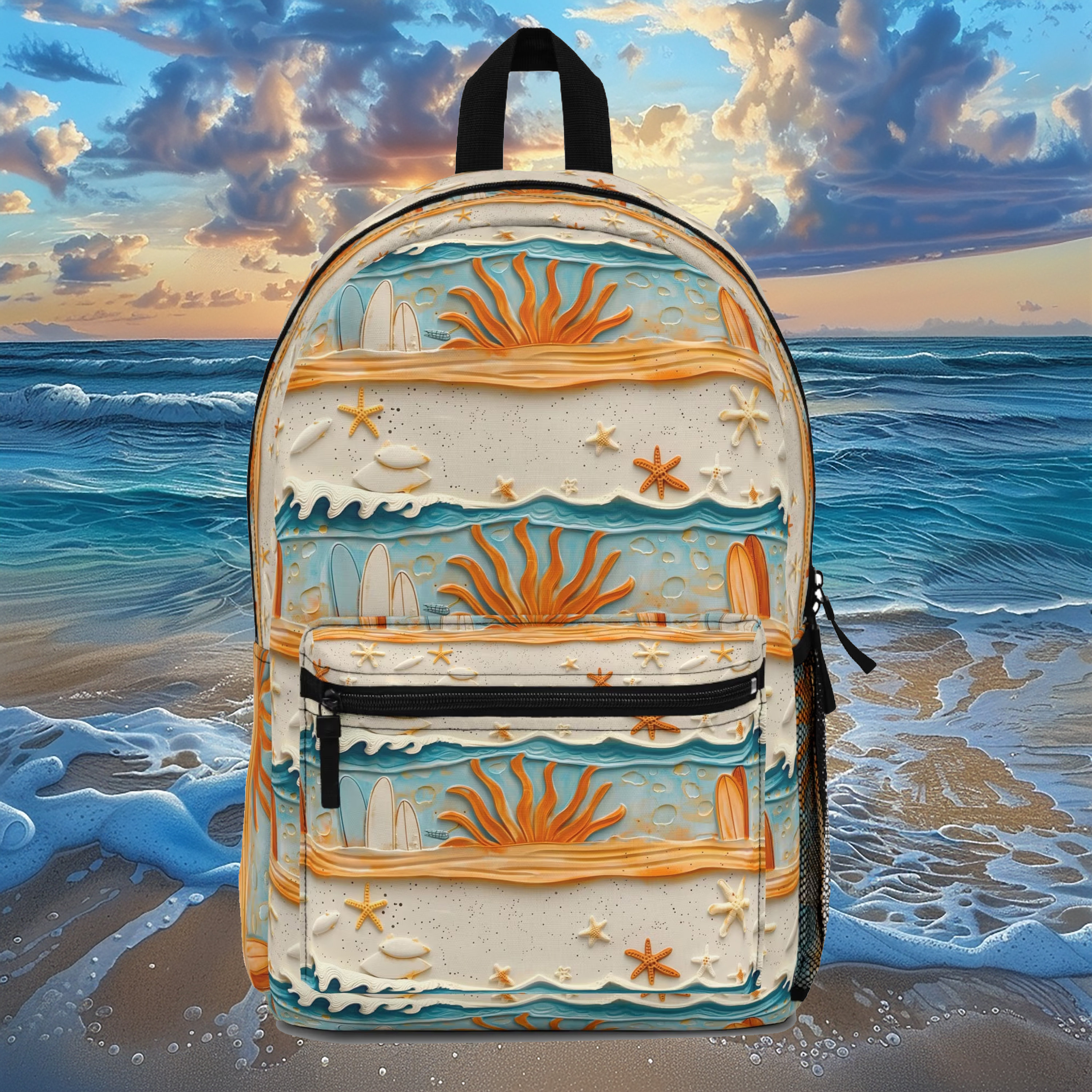 Beachy Book Bag, Back to School Gift, Dorm Essential  display picture 1