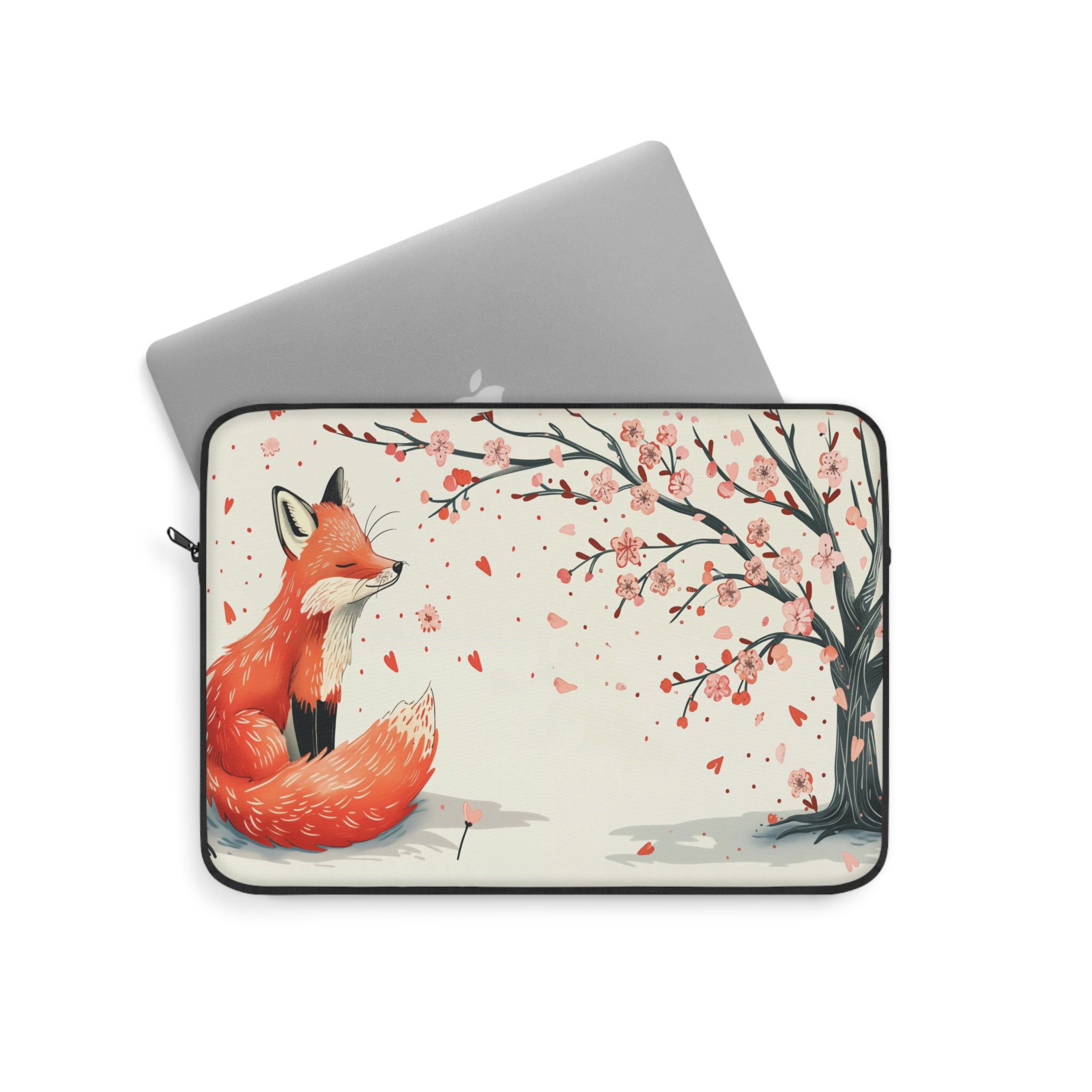 Kawaii Cute Japanese Red Fox Laptop Sleeve - Kawaii iPad Sleeve - Cute ...