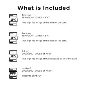 Red Spider Lilies Floral Birthday Card - Instant Download Card - Print