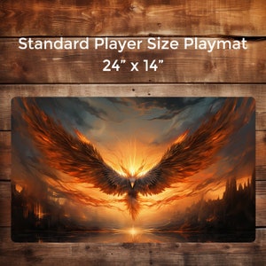 Resurgence Over Twin Cities - 24"X14" Custom Table Top Gaming Playmat ,   Playmat