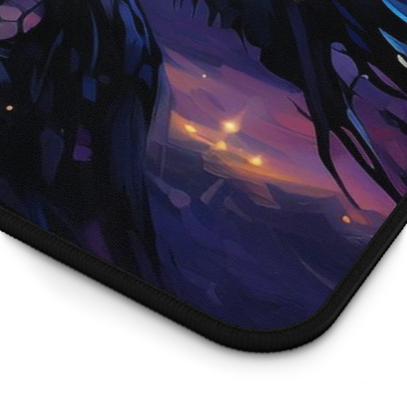 Alfombrilla de teclado gótica para ordenador, alfombrilla de teclado gótica, alfombrilla de ordenador bonita, sala de juegos gótica, mesa de juegos gótica, decoración de oficina gótica imagen 6