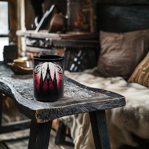 Aesthetic Goth Coffee Mug, 15oz, Gothic Coffee Mug, Horror Coffee Mug, Black Coffee Cup, Medieval Tea Cup, Custom Coffee Mug