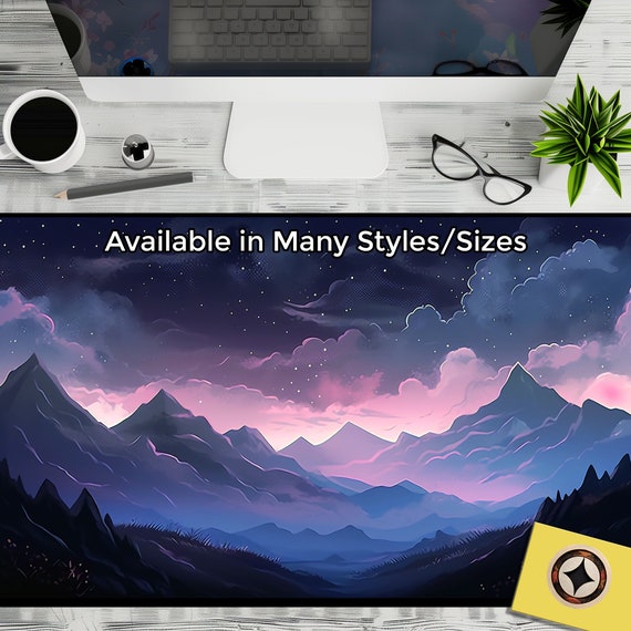 Mountain Slumber XXL Gaming Deskmat, Gaming Mousepad, Extended Mouse Pad, Extra Large Deskmat, Aesthetic Desk Mat, RGB Gaming Deskmat