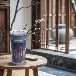 Cute Anime Inspired Tokyo Street Bakery Tumbler, Cute Tumbler, Anime Tumbler, Aesthetic Tumbler, 20oz Tumbler, Stainless Steel Tumbler