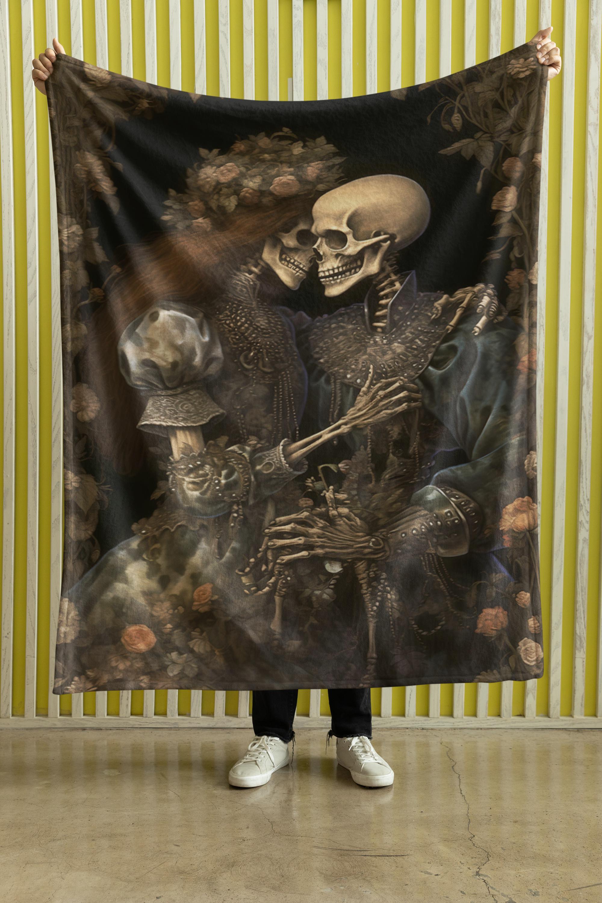 中世のスケルトン愛好家 - 暖かくて柔らかいシェルパフリース