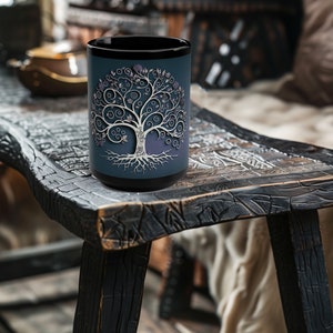 Celtic Tree of Life 15oz Coffee Mug Celtic Mug Celtic Cup Celtic Coffee Mug Celtic Home Decor Celtic Kitchen Celtic Gift