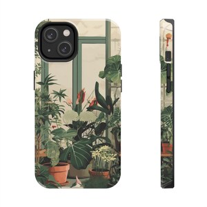 Green Plant Lovers Cute iPhone Case, Garden iPhone Cover, iPhone 7, iPhone 8, iPhone X, iPhone 12, iPhone 13, iPhone 14, Pro Max Mini image 3