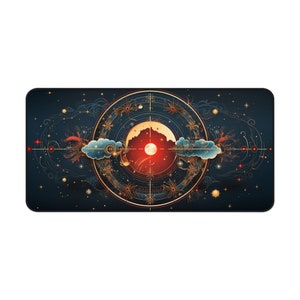 Himmlische Schreibtischmatte, Großes Mauspad, XL Mousepad, Gaming Mauspad, Gaming Schreibtischmatte, Astrologie Schreibtischmatte, Astrologie Mousepad Bild 4