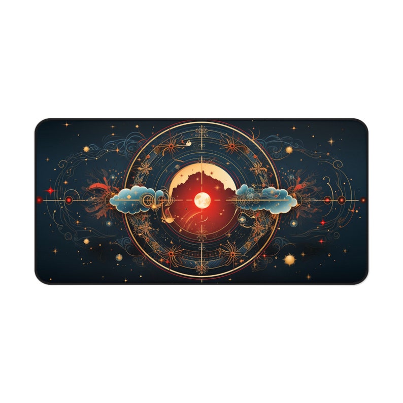 Himmlische Schreibtischmatte, Großes Mauspad, XL Mousepad, Gaming Mauspad, Gaming Schreibtischmatte, Astrologie Schreibtischmatte, Astrologie Mousepad Bild 4