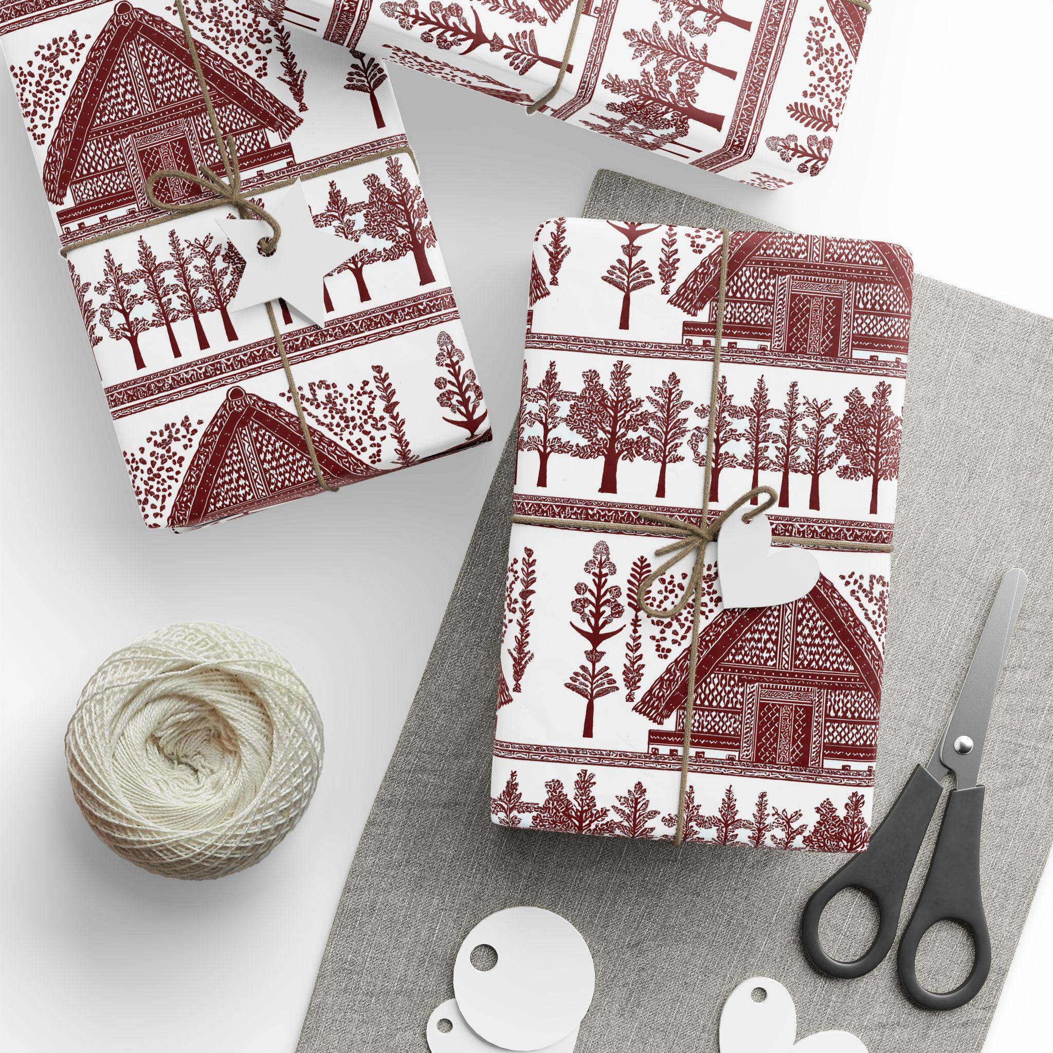 Viking Longhouse Gift Wrapping Paper