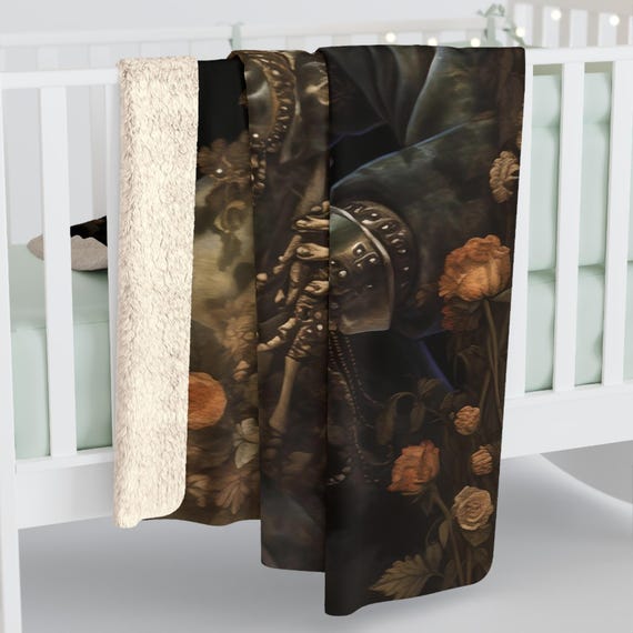 中世のスケルトン愛好家 - 暖かくて柔らかいシェルパフリース