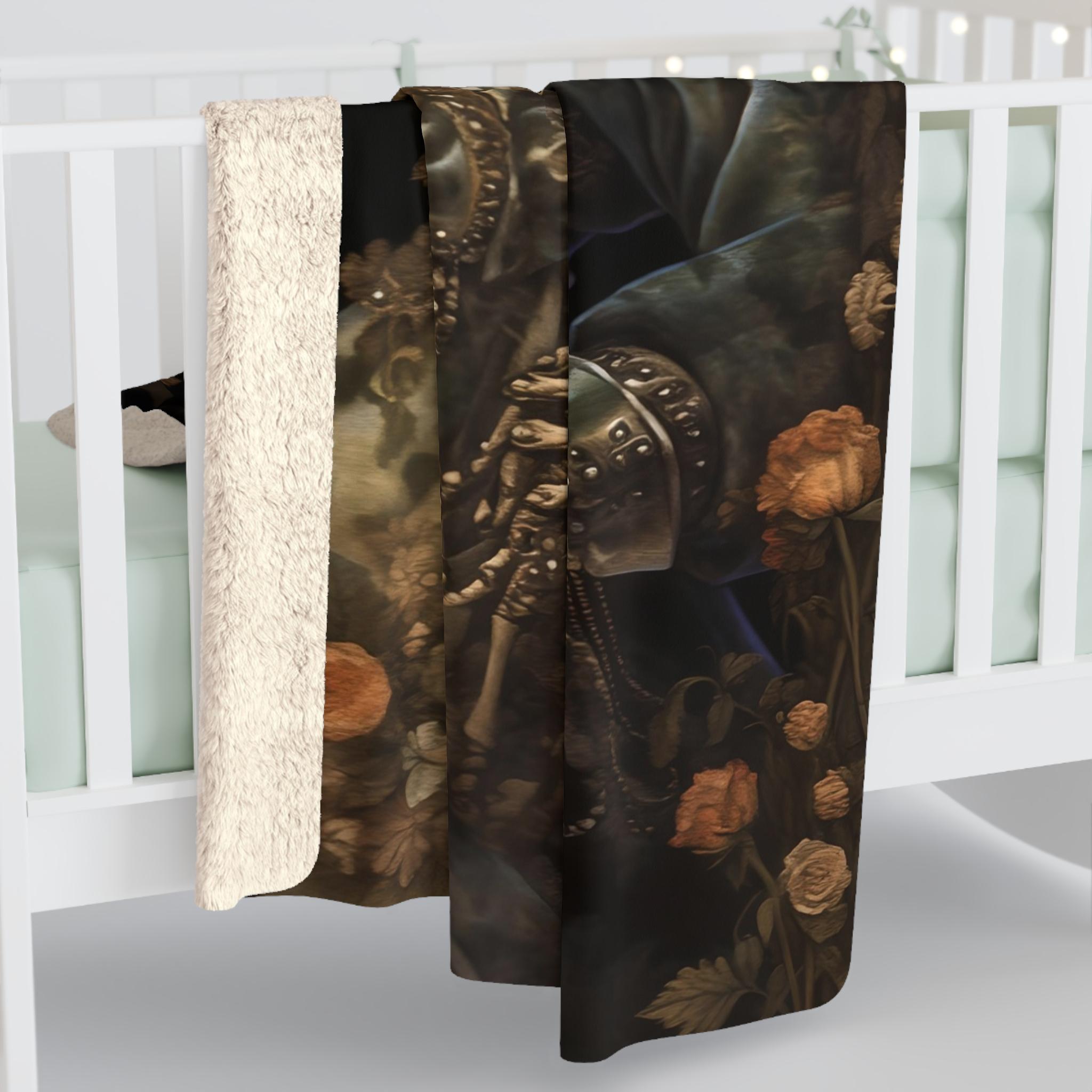 中世のスケルトン愛好家 - 暖かくて柔らかいシェルパフリース