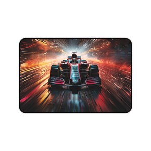 Cyberpunk Style Race Car Desk Mat, Racing Desk Pad, Sports Car Mouse ...