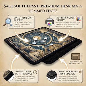 The Physics of Cats Desk Mat Mousepad XL - Science Teacher or Cat Lover Gift - Physics Desk Decor image 15