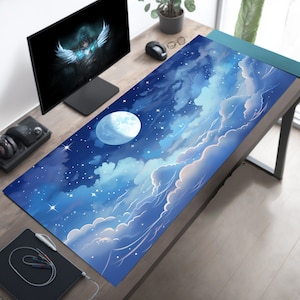 Cute Desk Mat, Pastel Desk Mat, Kawaii Desk Mat, Aesthetic Desk Mat, XL Mousepad, XXL Mouse Pad, Large Desk Mat, Giant Desk Pad