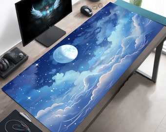 Cute Desk Mat, Pastel Desk Mat, Kawaii Desk Mat, Aesthetic Desk Mat, XL Mousepad, XXL Mouse Pad, Large Desk Mat, Giant Desk Pad