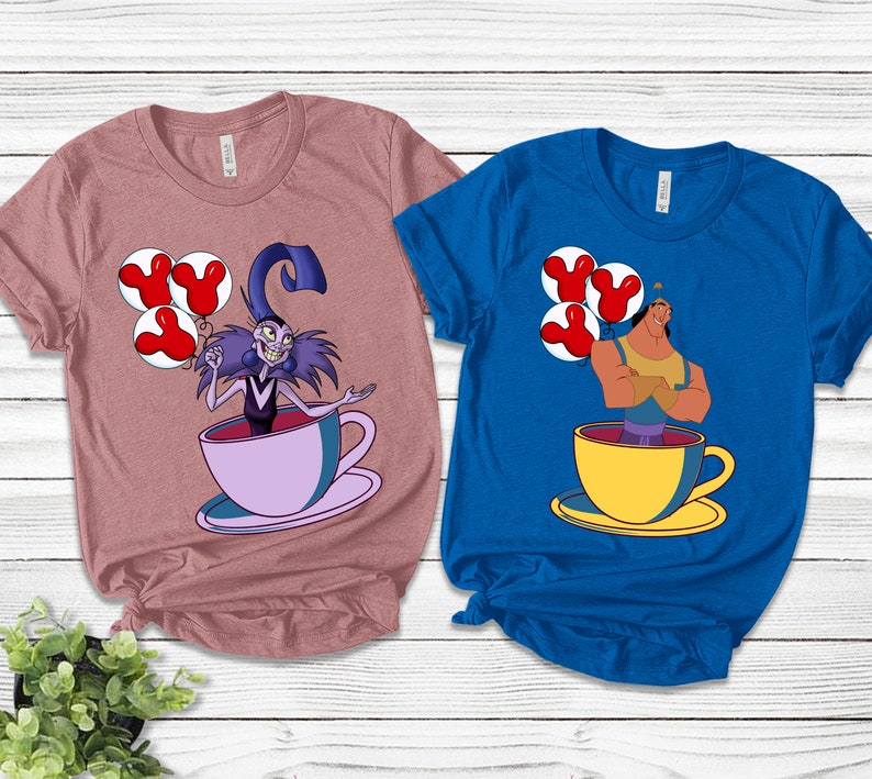 Yzma Kronk Shirts Emperors New Groove Shirt Disney Teacup Etsy Ireland