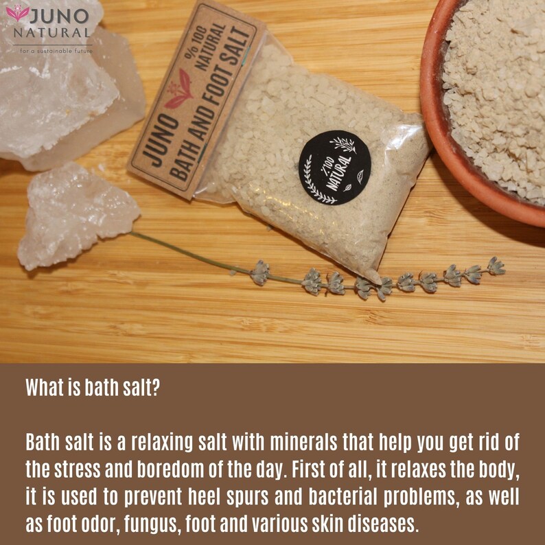 Bath & Foot Salt 250 Million Years Old 84 Minerals 100 Etsy