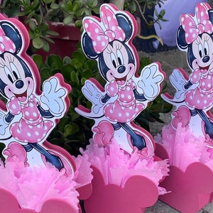 Minnie Mouse-thema tafeldecoraties Minnie Mouse-feestthema-decoraties Minnie Mouse-feestbedankje verjaardagsdecoraties