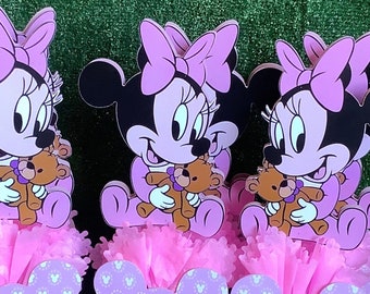 Baby Mickey Mouse Clubhouse Centerpiece: Wooden Party Favors