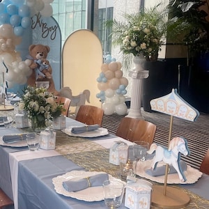 Carousel party favor  centerpieces horse   Birthday party decorations, baby shower horse decorations