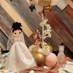 First communion girls Theme centerpieces, Primera communion decorations, first communion party favor,