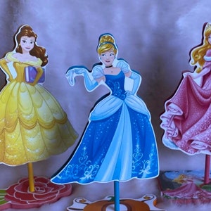 Disney Princess theme, Princess party decorations, Princess centerpieces