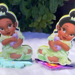 Baby Tiana Wooden Centerpiece: Party Decorations