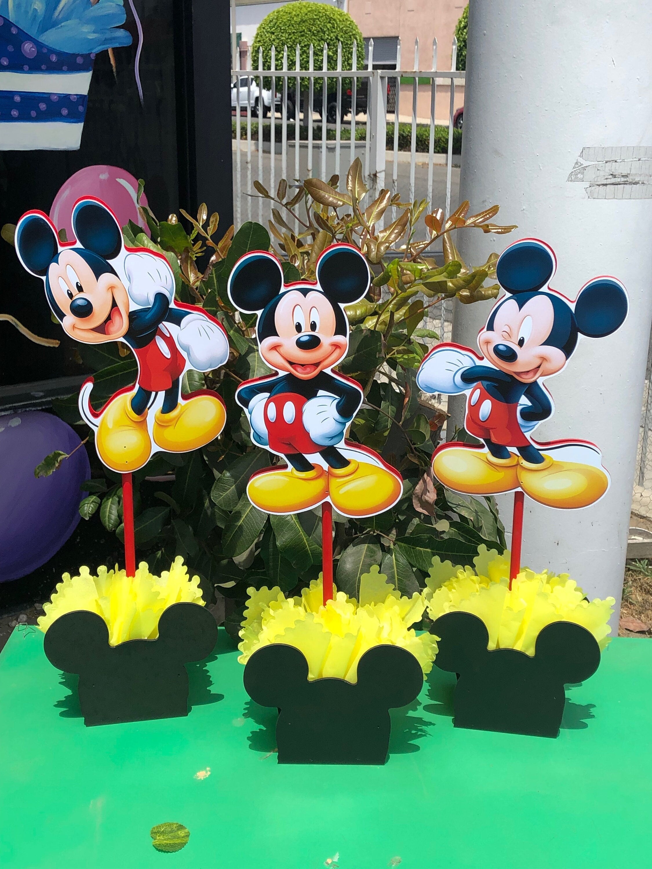 Mickey Mouse Wooden Centerpieces: Party Decorations, Birthday Favors - Etsy, image size:2250x3000