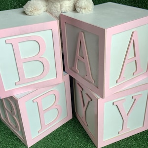 Personalized Wood block, large 10' tall baby shower blocks Baby Shower Block Letters | Large Wooden Alphabet Blocks | Large Wooden Blocks