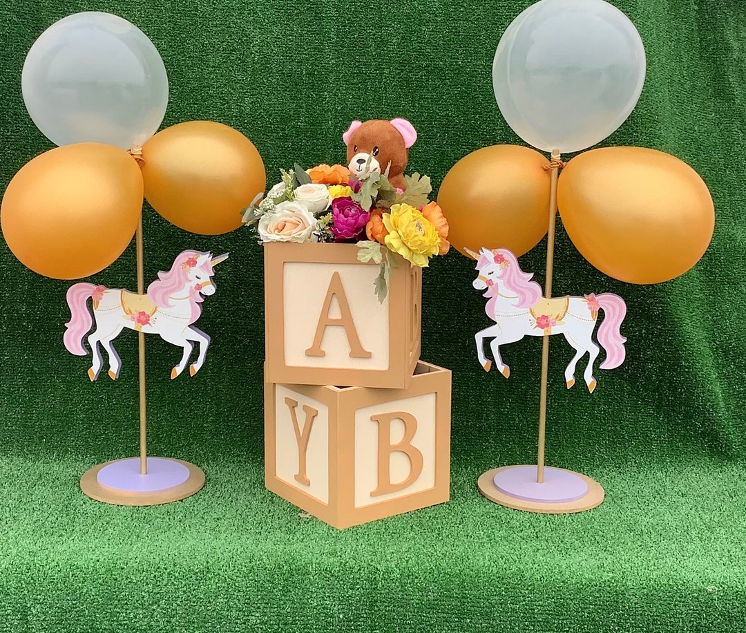 Baby Shower Blocks, Large Wood Blocks, A,B,C,D Wood Blocks Etsy