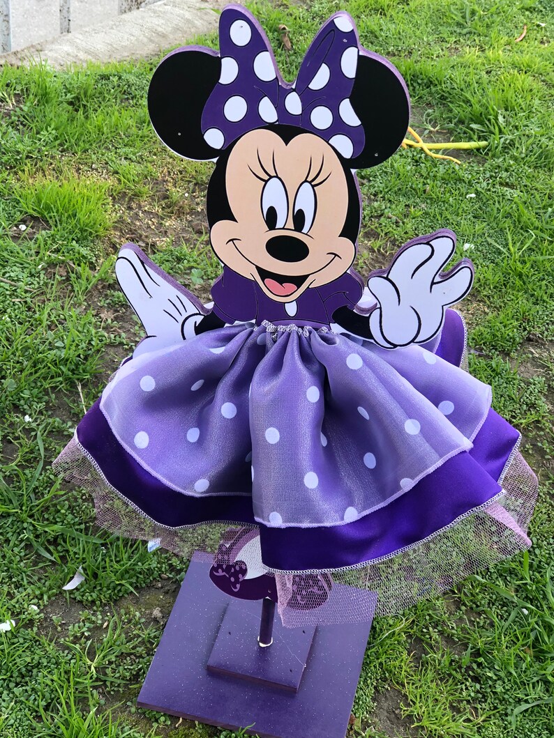 Minnie Mouse Centerpieces Tutu Minnie Mousered Pink Etsy