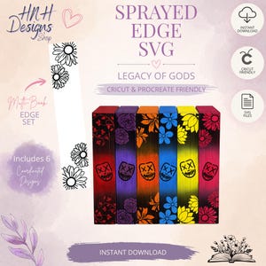 Legacy of Gods edge stencils for DIY sprayed edges