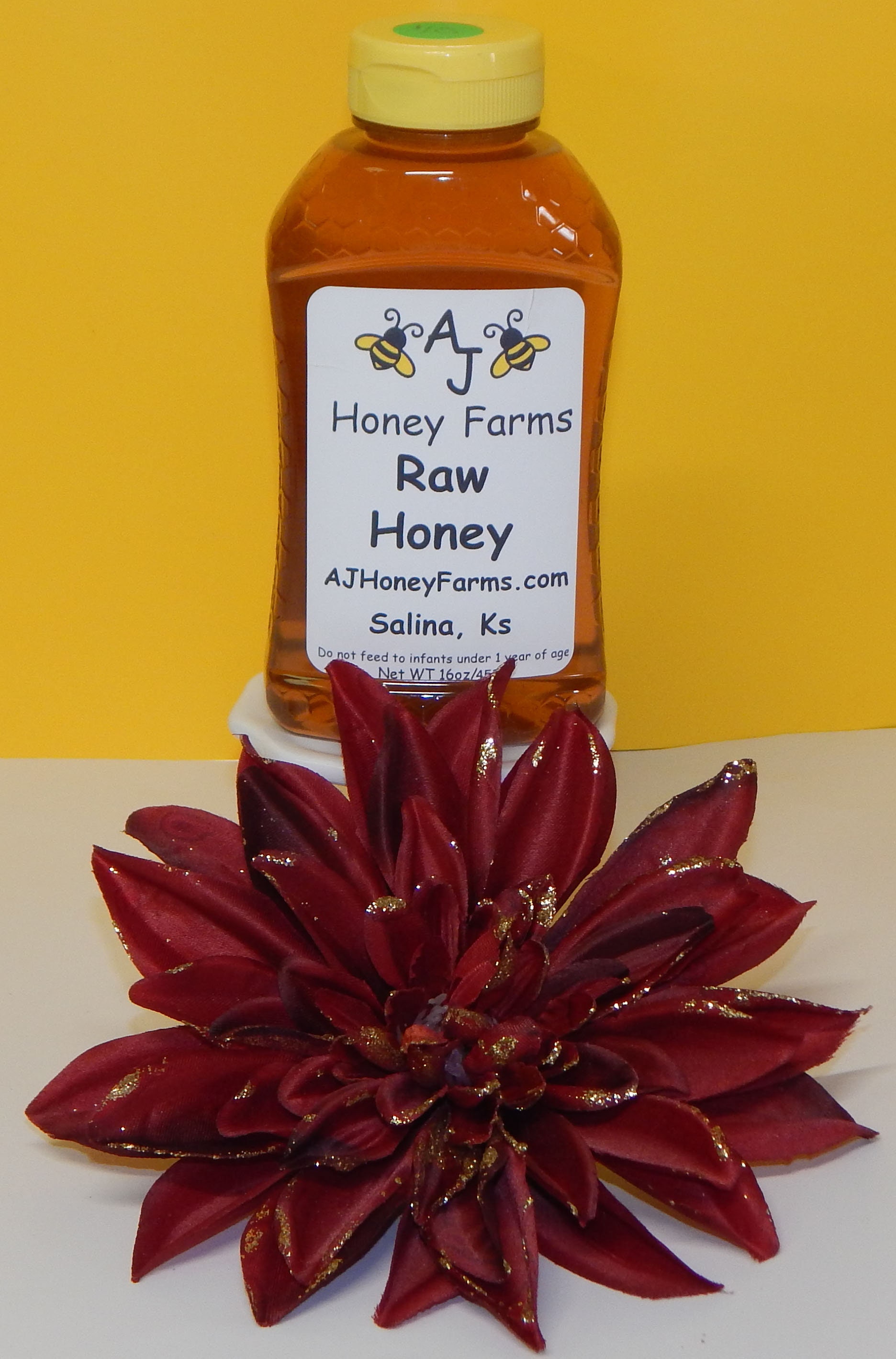 Raw Honey 1lb AJ Honey Farms Kansas - Etsy