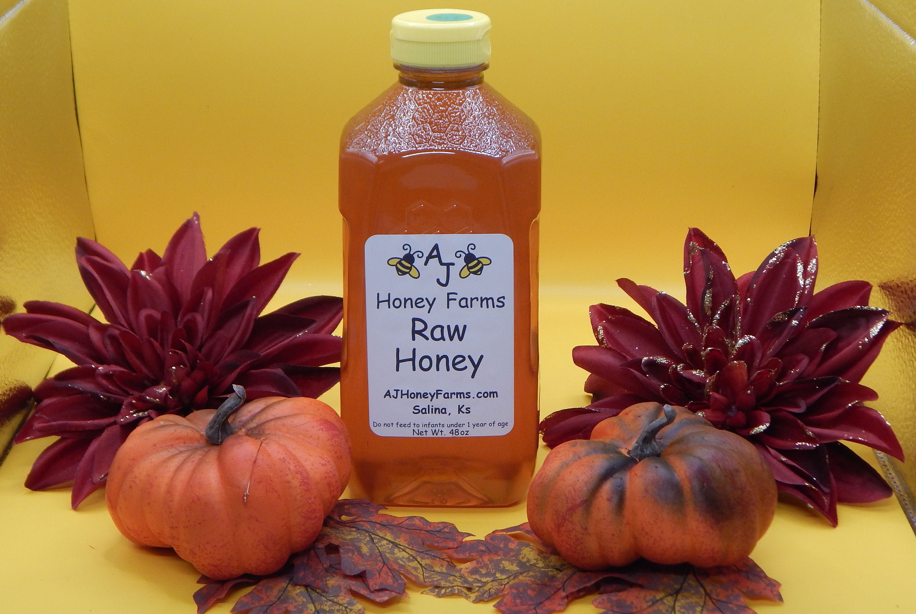 Raw Honey 3lb AJ Honey Farms Kansas - Etsy