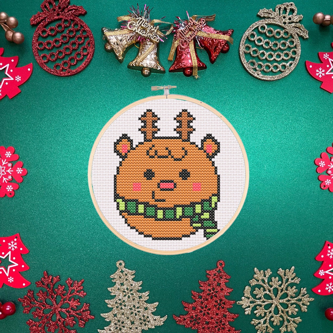 Christmas Ornament Cross Stitch Pattern Pack Instant Digital Download ...