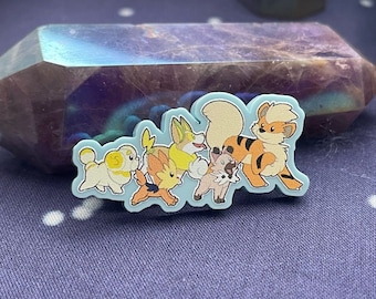 Puppy Pokemon Parade Acrylic Pin