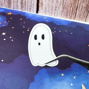 Ghosty Glow in the Dark Vinyl Mini Sticker