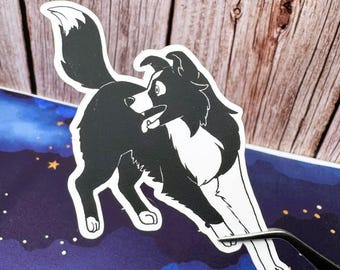 Border Collie Vinyl Sticker (3 inch)